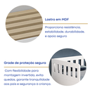 Ver mais imagens de Cama Infantil/Juvenil 3 Gavetas MDF Branco