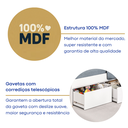 Ver imagem 6 de Cama Infantil/Juvenil 3 Gavetas MDF Branco