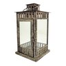 Lanterna Marroquina Marrom Rústica 27x15cm Decorativa - 1