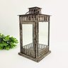 Lanterna Marroquina Marrom Rústica 27x15cm Decorativa - 2