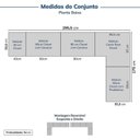 Ver imagem 3 de Guarda-Roupa Planejado de Canto 5 Peças Jade CabeCasa MadeiraOriginals Cinza/Urbano