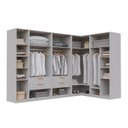 Ver imagem 6 de Guarda-Roupa Planejado de Canto 5 Peças Jade CabeCasa MadeiraOriginals Cinza/Urbano