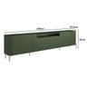 Rack para Sala 4 Portas Lisas Mdf L220 X A65cm - 3