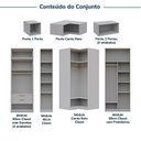 Ver imagem 5 de Guarda-roupa Modulado de Canto 10 Peças 9 Portas Jade CabeCasa MadeiraOriginals