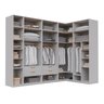 Guarda-roupa Modulado de Canto 10 Peças 9 Portas Jade CabeCasa MadeiraMadeira - 6