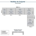 Ver imagem 3 de Guarda-roupa Modulado de Canto 10 Peças 9 Portas Jade CabeCasa MadeiraOriginals