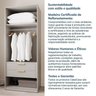 Guarda-roupa Modulado de Canto 10 Peças 9 Portas Jade CabeCasa MadeiraMadeira - 15