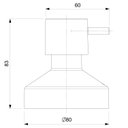Ver imagem 2 de Acabamento de Registro para Base Docol 1.1/4, 1.1/2 Basic