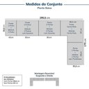 Ver imagem 3 de Guarda-roupa Modulado de Canto 10 Peças 18 Portas Jade CabeCasa MadeiraOriginals