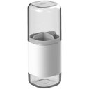 Ver imagem 1 de Suporte Porta Escova de Dentes com Tampa e 3 Divisórias Dual OU Branco
