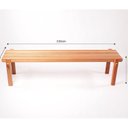 Ver imagem 3 de Banco em Madeira Maciça Havana 200