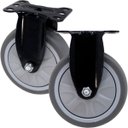 Ver imagem 2 de Kit 2 Roda Rodinhas Rodizio Reforçado Anti Risco de 125x32mm
