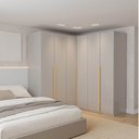 Ver imagem 2 de Guarda-roupa Modulado de Canto 3 Peças 6 Portas Jade CabeCasa MadeiraOriginals