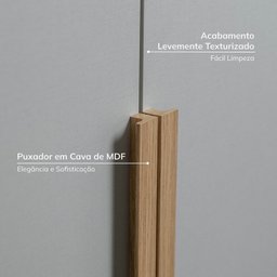 Guarda-roupa Modulado de Canto 3 Peças 6 Portas Jade Cabecasa Madeiramadeira - 7