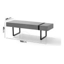 Ver imagem 4 de Recamier Banco Divã 150cm Industrial Para Quarto Sala Luxo