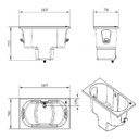 Ver imagem 3 de Ofurô Duplo Kin Top Line Ouro Fino com Aquecedor