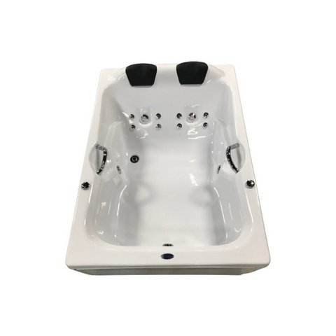 Banheira Acrillic Dupla 1,50x1,20m com Hidro Premium Ouro Fino com Aquecedor