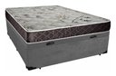 Ver imagem 3 de Cama Box Baú Casal Colchão Mola Bonnel Belos Sonhos + Box Suede 61x138x188:cinza