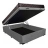 Cama Box Baú Casal Colchão Mola Bonnel Belos Sonhos + Box Suede 61x138x188:cinza - 2