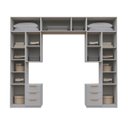 Ver imagem 6 de Guarda-roupa Modulado 10 Peças 11 Portas com 2 Mesas de Cabeceira Jade CabeCasa MadeiraOriginals