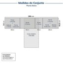 Ver imagem 3 de Guarda-roupa Modulado 10 Peças 11 Portas com 2 Mesas de Cabeceira Jade CabeCasa MadeiraOriginals