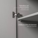 Ver mais imagens de Guarda-Roupa Planejado 10 Peças 11 Portas com 2 Mesas de Cabeceira Jade CabeCasa MadeiraOriginals Cinza/Urbano