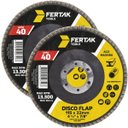 Ver imagem 1 de Disco Lixa Flap 115mm Grão 40 Madeira Aço Desbaste | 02 Un