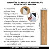 Piso Vinílico Auto Colante Angelim Madeira Premium 2mm Único com Proteção 5m2 com Garantia Big Obra - 5