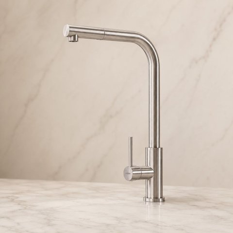 Torneira para Cozinha Siena Aço Inox 304 Goldenx