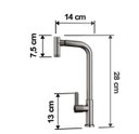 Ver mais imagens de Torneira para Cozinha Siena Aço Inox 304 Goldenx