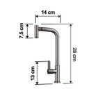 Ver mais imagens de Torneira para Cozinha Siena Aço Inox 304 Goldenx