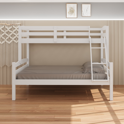 Beliche Casal Solteiro de Madeira Pinus Robusto e Moderno Branco - 9
