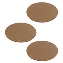 Ver imagem 1 de Kit com 03 Tampos de Mesa Redondo 110cm de 15mm Rimo - Freijó