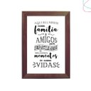 Ver imagem 3 de Quadro decorativo área gourmet aqui reunimos nossa família:Preta