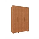 Ver imagem 1 de Guarda Roupa Solteiro Belize 3 Portas Pés Madeira Camas Fênix Nature