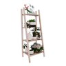 Arara De Roupas Estante de Parede De Chão Multifuncional Madeira Natural Technox - 3
