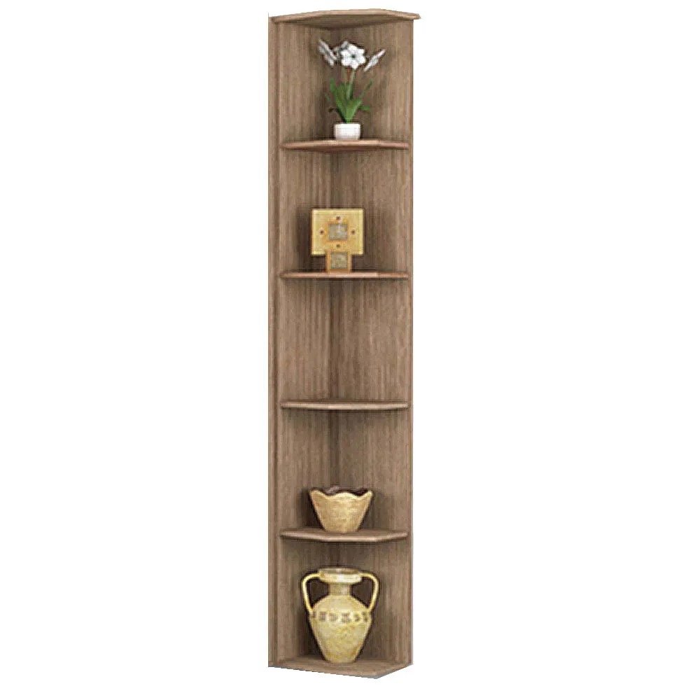 Cantoneira 5 prateleiras Noce Bronze | MadeiraMadeira