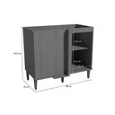 Ver imagem 4 de Gabinete Cozinha Modulado Linna T723 Canto Reto C/ 1 Porta S/tampo 98cm Canela/off White Kappesberg