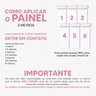 Papel de Parede Painel 3D Mármore Branco 3M Abstrato Viníl Revestimento Pedra Requinte Auto Colante - 5