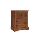 Ver imagem 3 de Mesa de Cabeceira 1 porta + 1 gaveta Cera Acapulco 100% Madeira maçiça