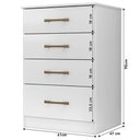 Ver imagem 2 de Cômoda Gaveteiro Ambiente Ms913 Branco Brilho - Moval