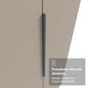 Ver imagem 7 de Guarda-Roupa Modulado 1 Porta 5 Nichos Rustic/Crema Neo Madesa