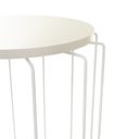 Ver imagem 5 de Conjunto com 2 Mesas Laterais Redonda Branco