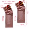 Trilho para Mesa Interlar Renda 100% Poliéster Color 40cm X 150cm ( 02 Unidades )rose - 3