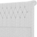 Ver imagem 6 de Cabeceira Cama Box Casal 140cm Estofada Meora P05 Linho Cinza Claro - Lyam Decor