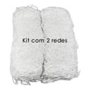 Ver imagem 3 de Rede Futebol Society Kit 2 Uni Futsal Trava de Gol Jogo Treino Campo Salao Quadra Escola Ginasio Clu