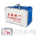 Ver imagem 2 de Rede Futebol Society Kit 2 Uni Futsal Trava de Gol Jogo Treino Campo Salao Quadra Escola Ginasio Clu