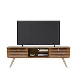 Rack para Tv Ate 70 Polegadas Valencia com 2 Portas de Correr Jatoba Colibri Moveis - 3
