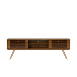 Rack para Tv Ate 70 Polegadas Valencia com 2 Portas de Correr Jatoba Colibri Moveis - 8