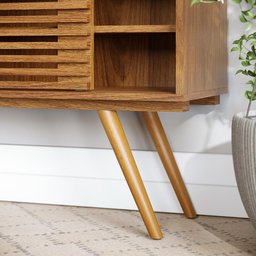 Rack para Tv Ate 70 Polegadas Valencia com 2 Portas de Correr Jatoba Colibri Moveis - 6